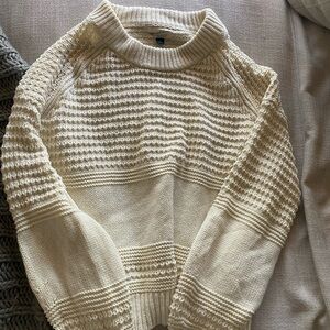 Universal Thread Cream Textured Sweater